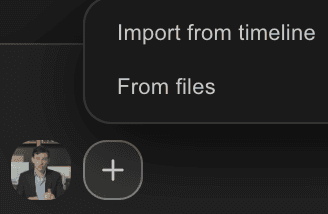 Import images from Premiere timeline or files into Vibe Motion