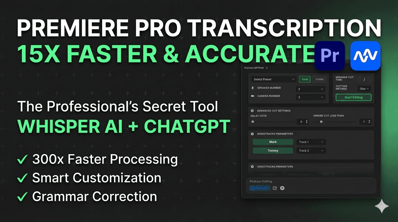 premieregpt transcription tool