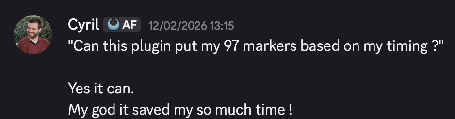 PremiereCopilot user testimonial from the Discord community